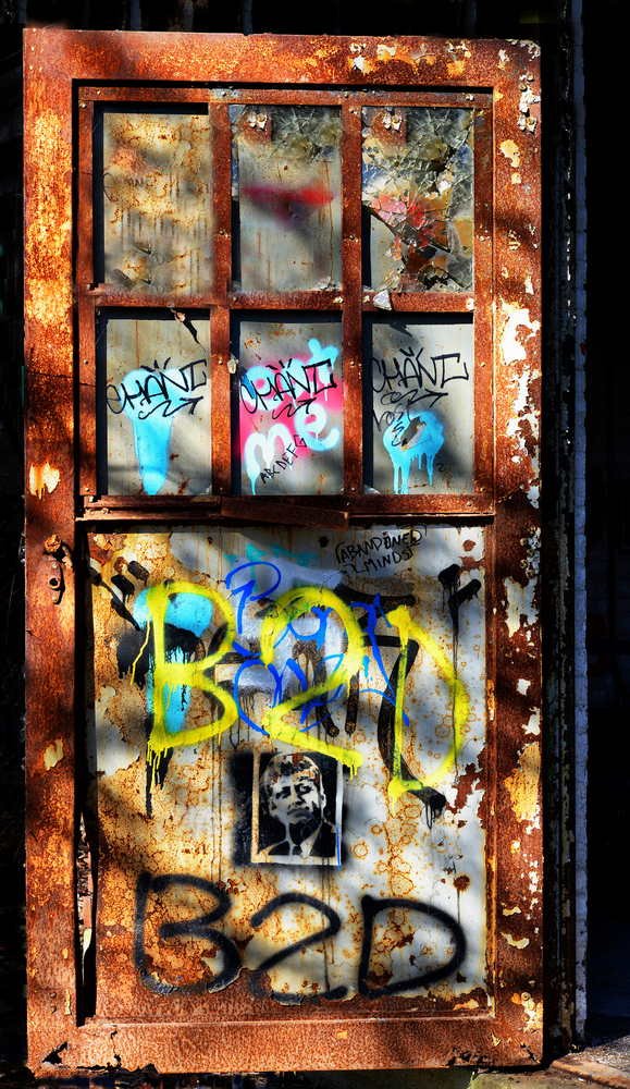 Dennis Donahue Decorated Pump House Door 20220131 EQUAL MERIT